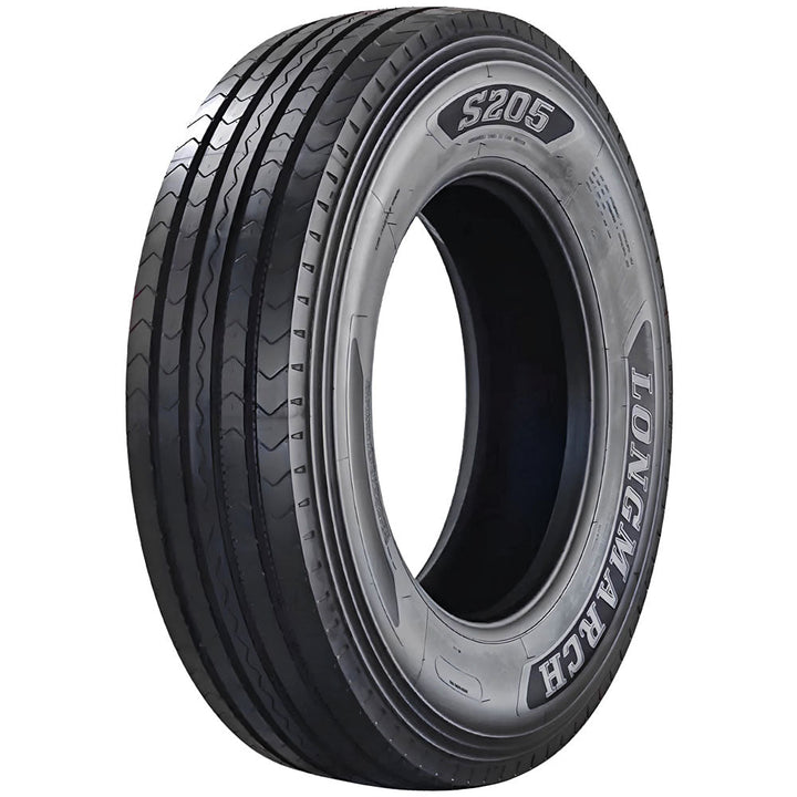 Pneu Longmarch S205 275/80 R22.5 Aro 22.5 147/144M 16PR Liso - LONGMARCH - 124230 - Clube da Borracha