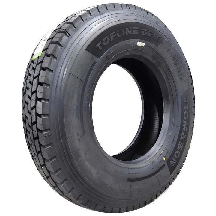 Pneu Tomason Topline DR86 295/80 R22.5 Aro 22.5 154/149M 18PR Borrachudo - TOMASON - 146463 - Clube da Borracha