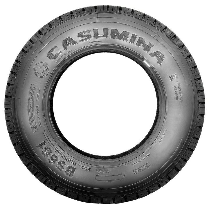 Pneu Casumina BS661H 10.00 - 20 Aro 20 146/143K TT 18 Lonas Misto - CASUMINA - 194980 - Clube da Borracha