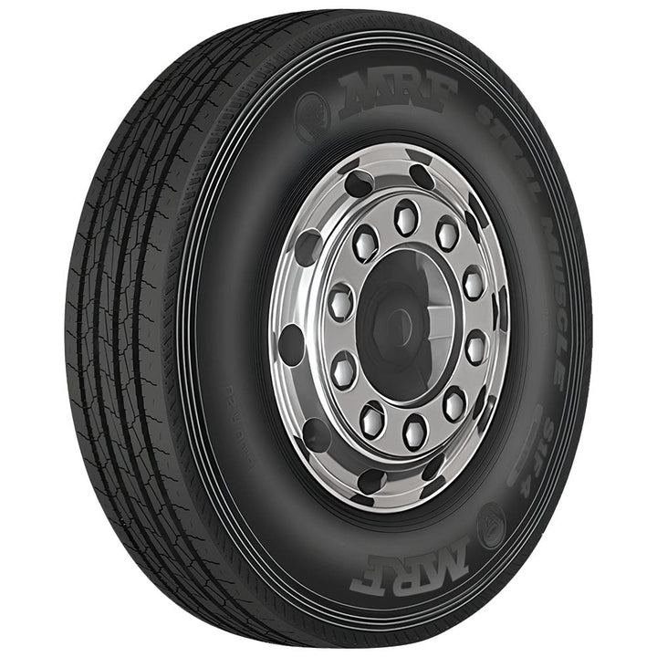 Pneu MRF Alpine S1F4 295/80 R22.5 154/149M 18PR TL M+S Liso - MRF TYRES - 195189 - Clube da Borracha